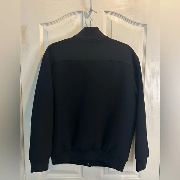 🖤”& Other Stories” Black Jacket with Gold Button Accents & Zippered Pockets Sz 6 - Picture 6 of 13